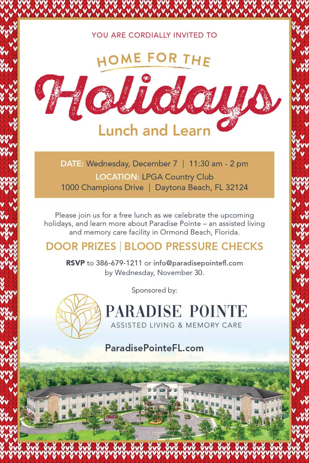 Home For The Holidays Lunch and Learn